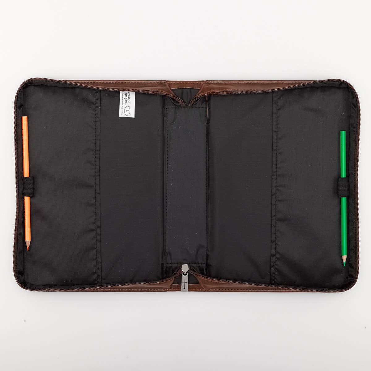 Bible Cover Classic Brown God So Loved the World John 3:16: Large