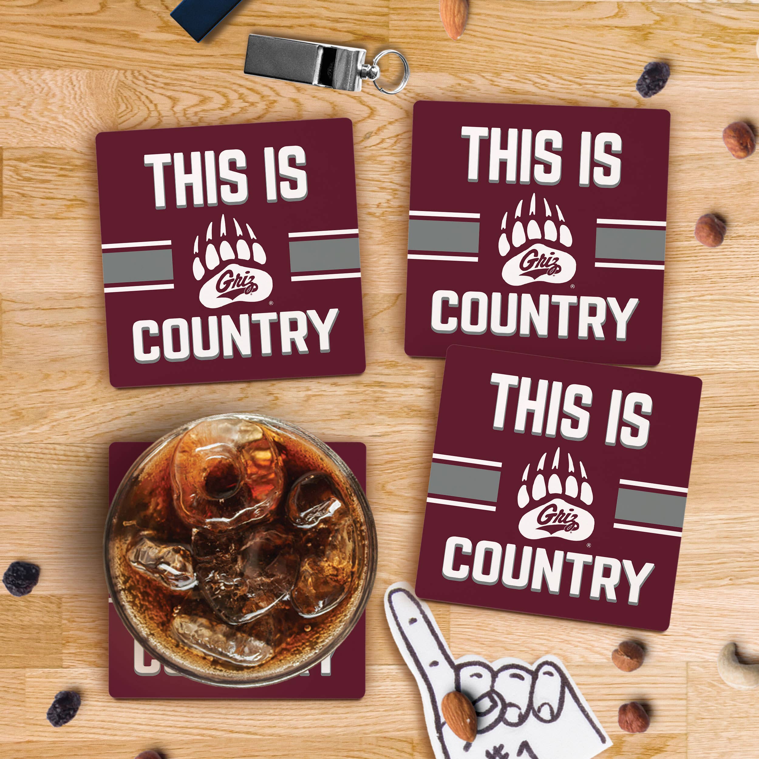 This is Montana Grizzlies Country Coaster