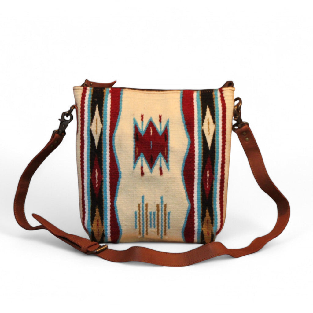Montana Twist Genuine Leather Handwoven Handbag
