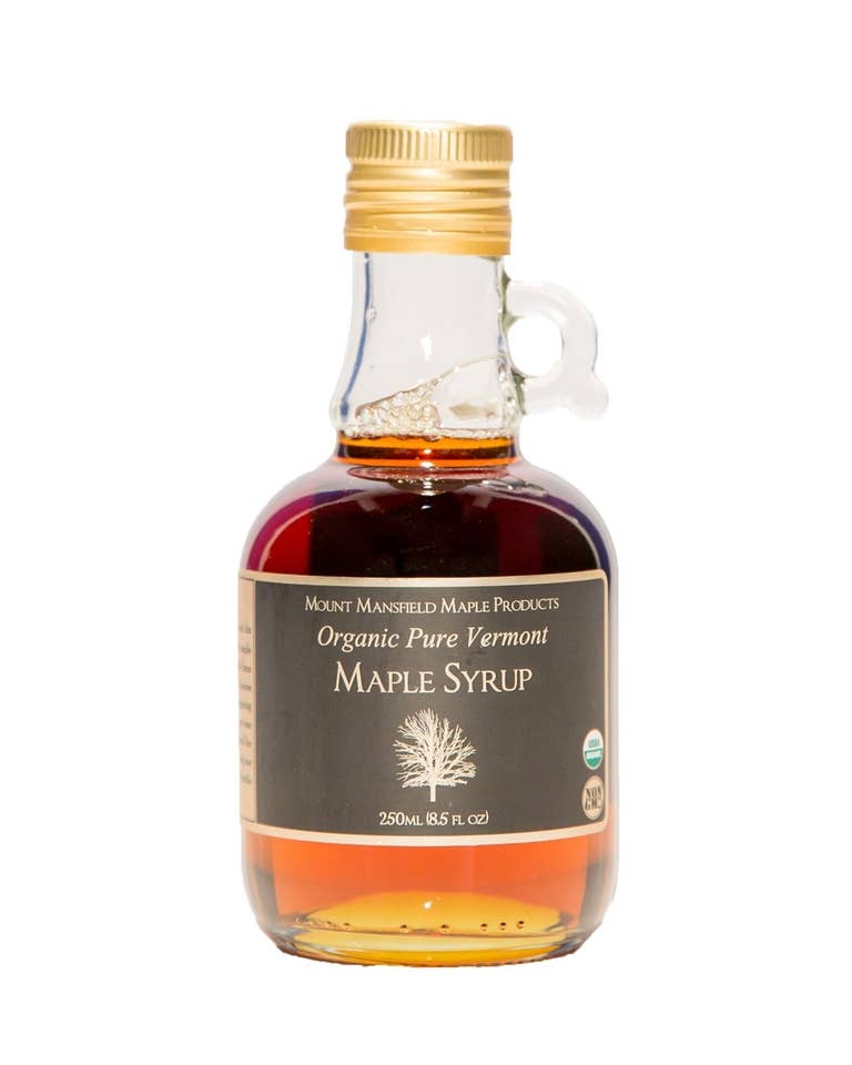 250ml Organic Pure Vermont Maple Syrup: Grade A Golden Delicate