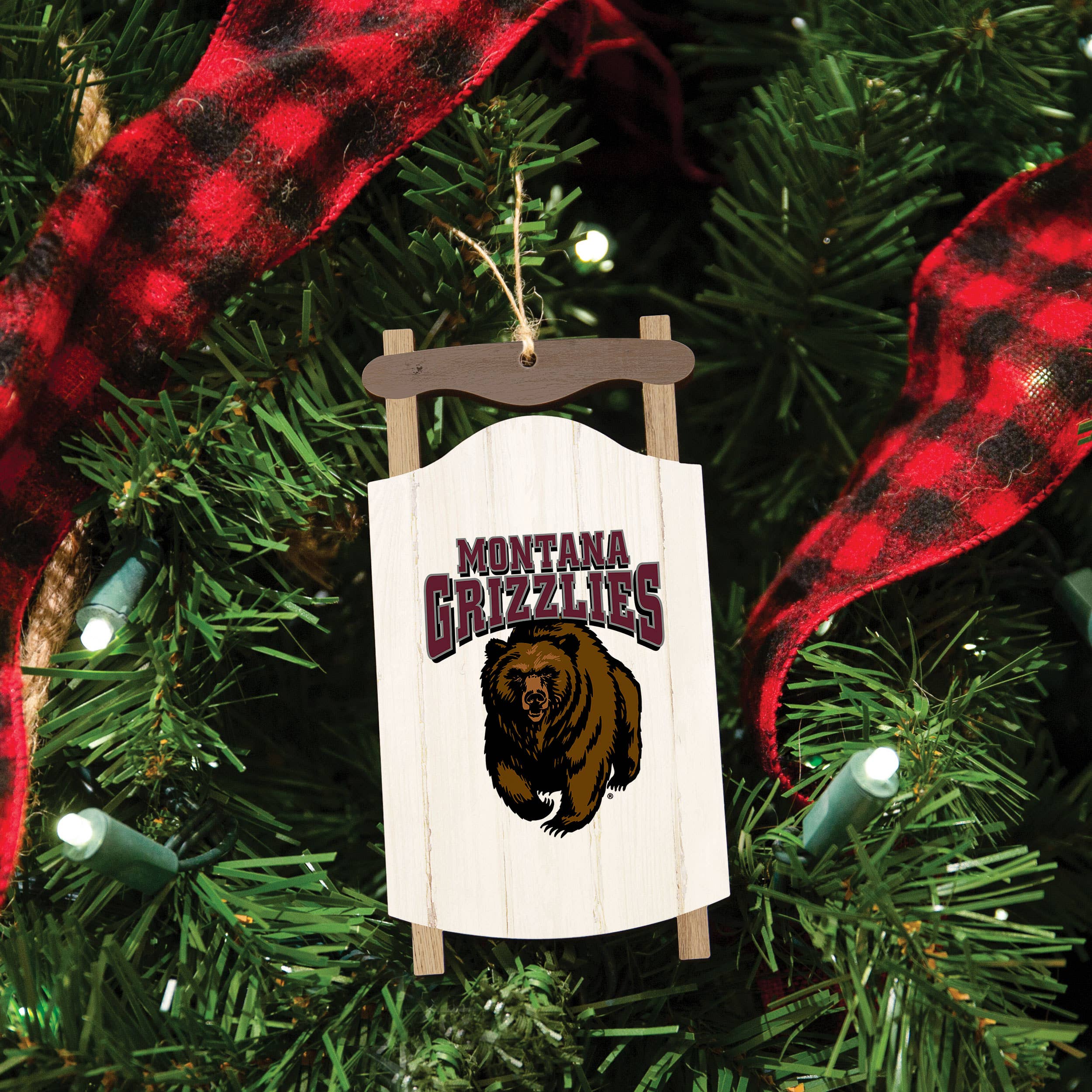 Montana Grizzlies Logo Ornament