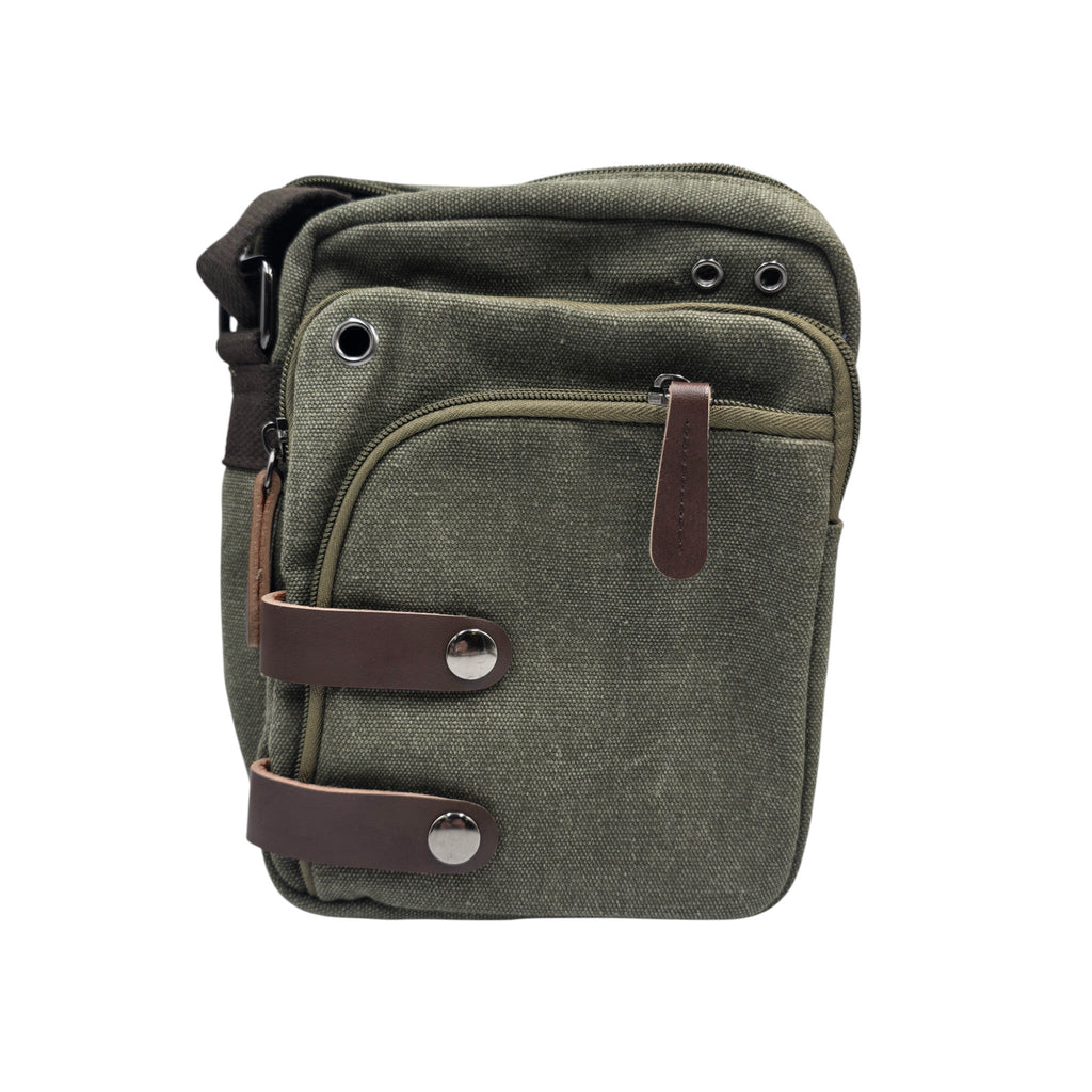 Montana Twist Small Canvas Shoulder Bag