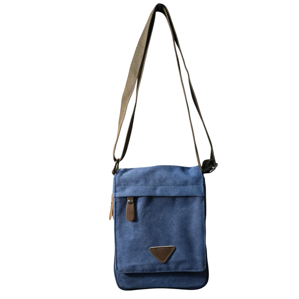 Montana Twist Slim Canvas Messenger Bag