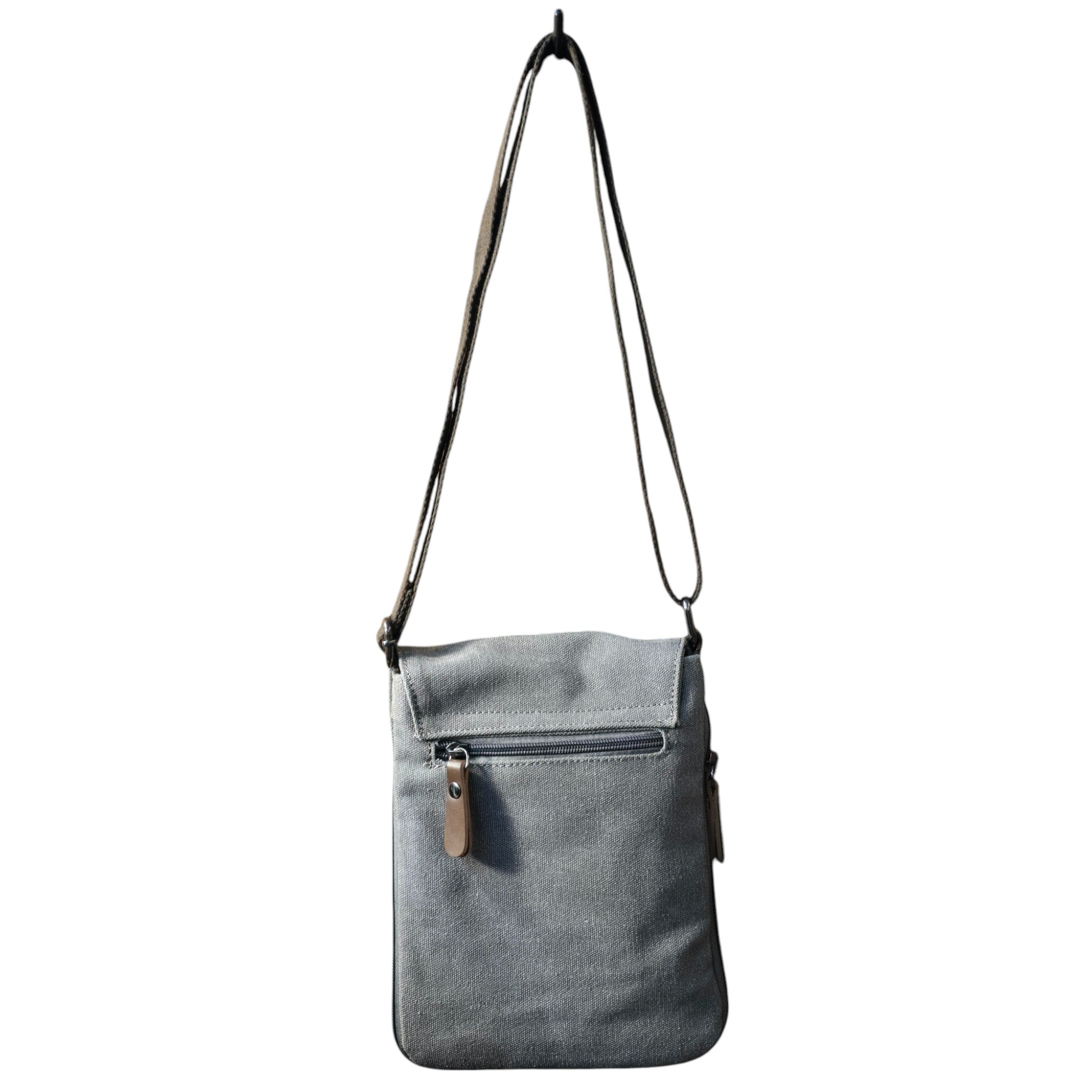 Montana Twist Slim Canvas Messenger Bag
