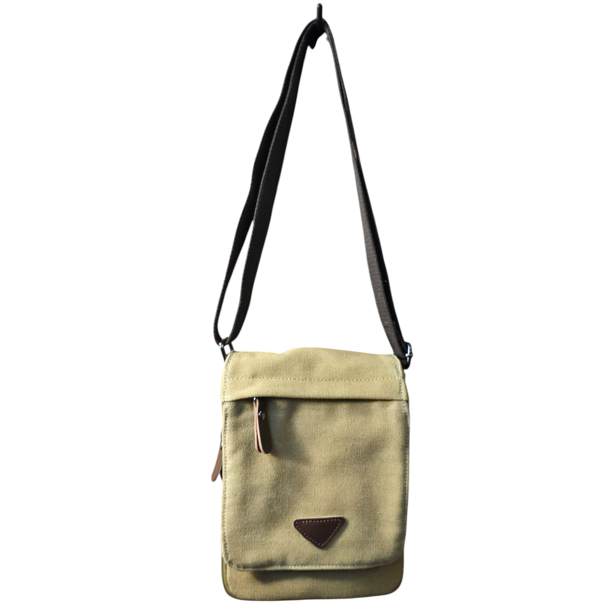 Montana Twist Slim Canvas Messenger Bag