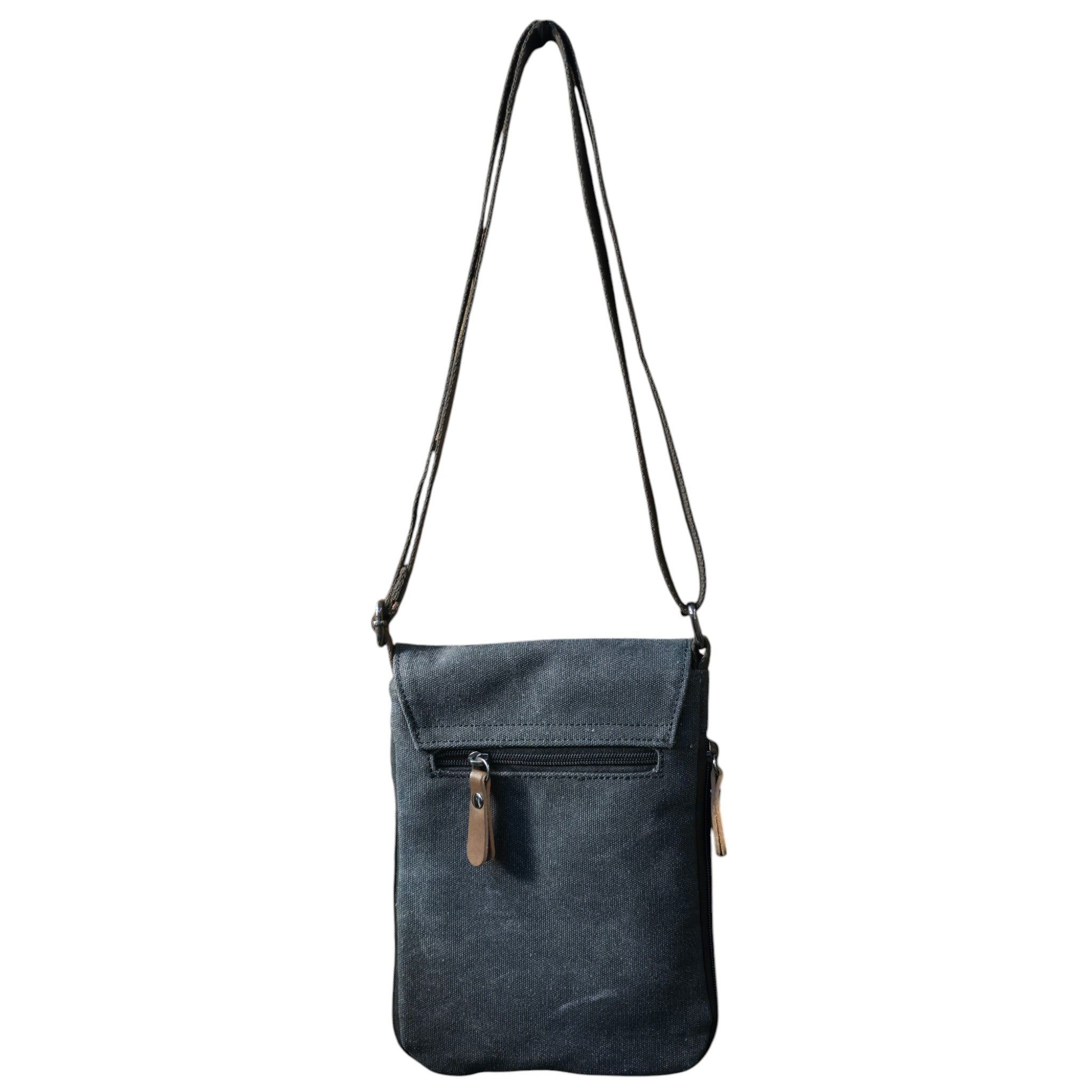 Montana Twist Slim Canvas Messenger Bag