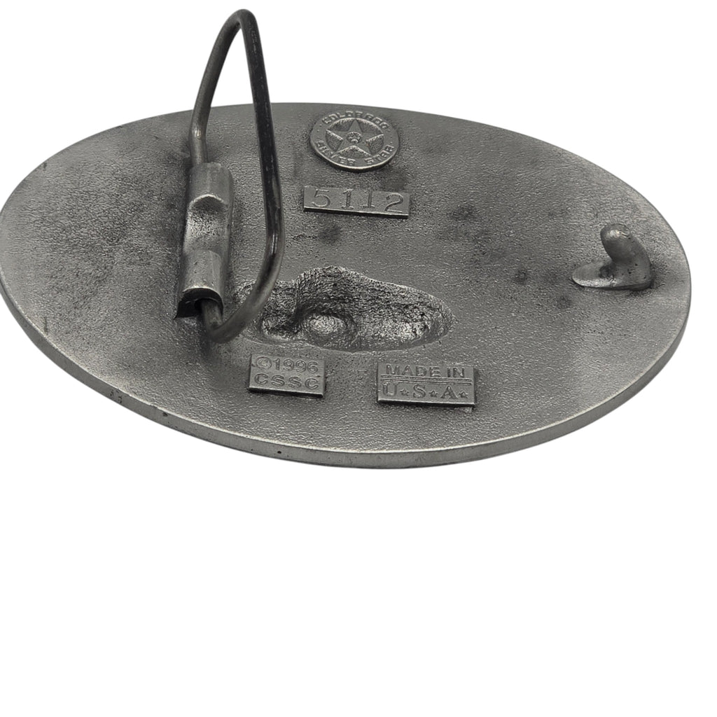 Pewter Yellowstone Bison Belt Buckle #5112