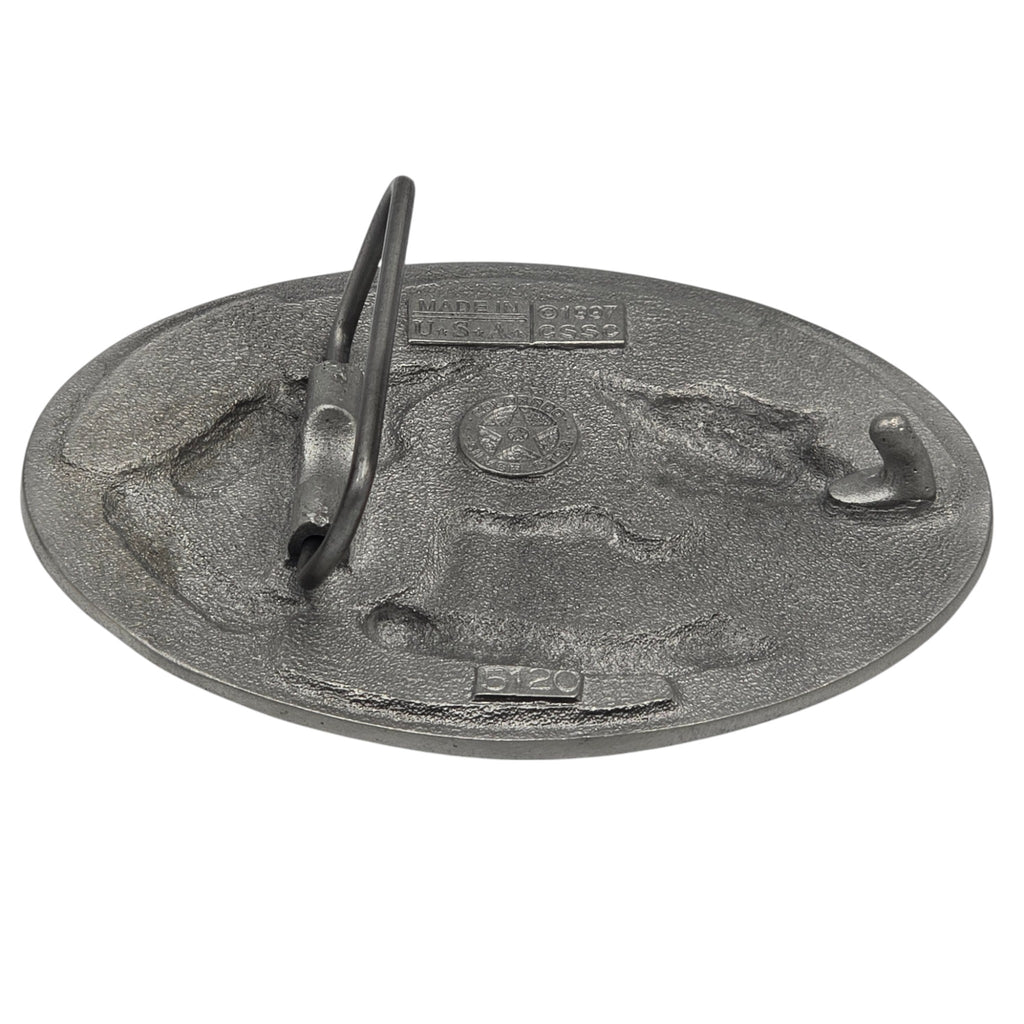 Pewter Yellowstone Fighting Grizzly Bears Belt Buckle #5120