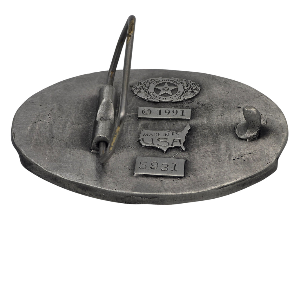 Pewter Glacier National Park Scenery Belt Buckle #5931
