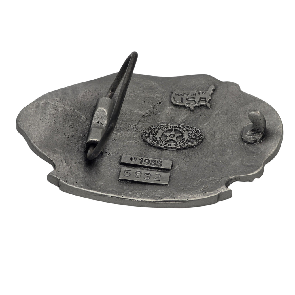 Pewter Glacier National Park Bald Eagle Belt Buckle #5932