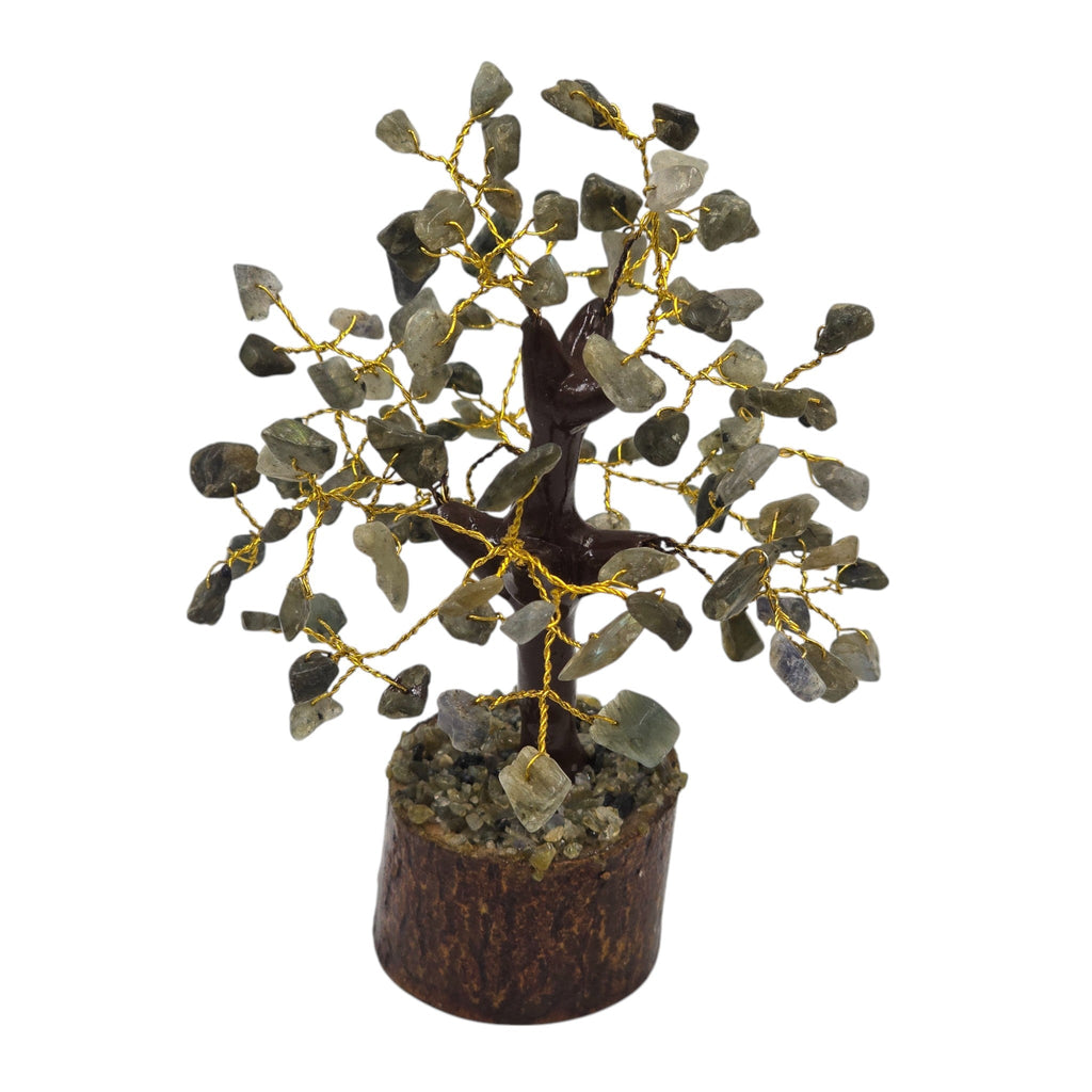 Handmade Natural Stone Labradorite Crystal Tree