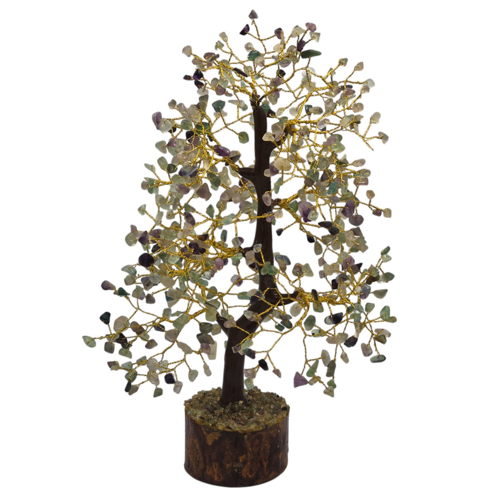 Handmade Natural Stone Fluorite Crystal Tree