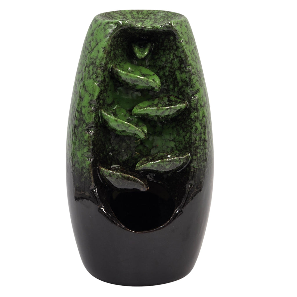 Forest Whisper White Ceramic Backflow Incense Cone Burner
