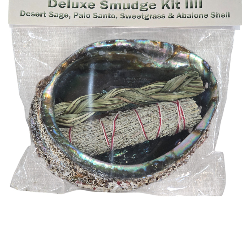 Deluxe Smudge Kit IIII : Desert Sage, Palo Santo, Sweetgrass