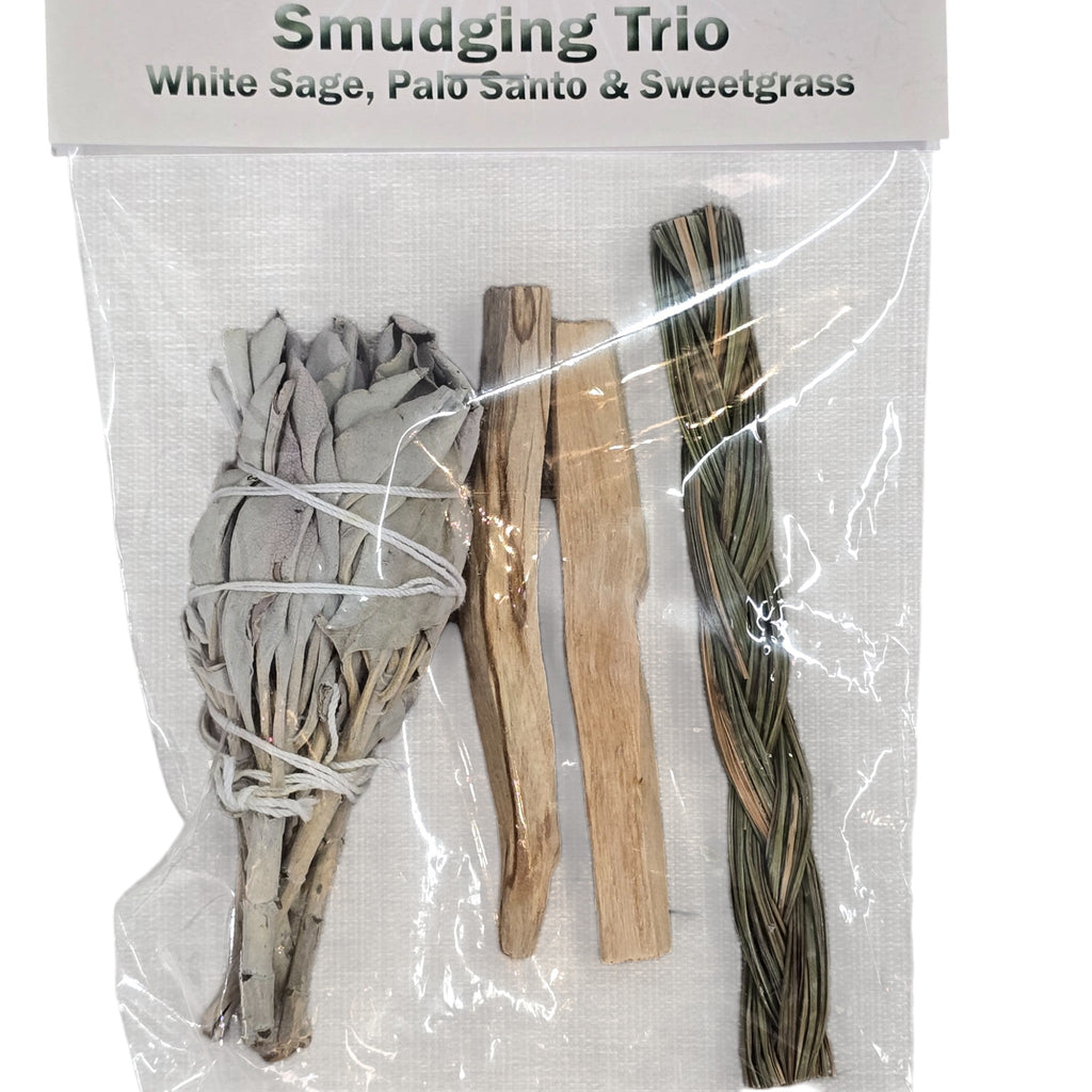 Smudging Trio - White Sage, Palo Santo, and Sweetgrass