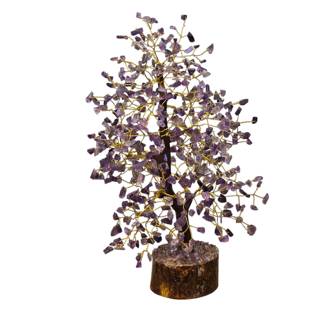 Handmade Natural Stone Amethyst Crystal Tree