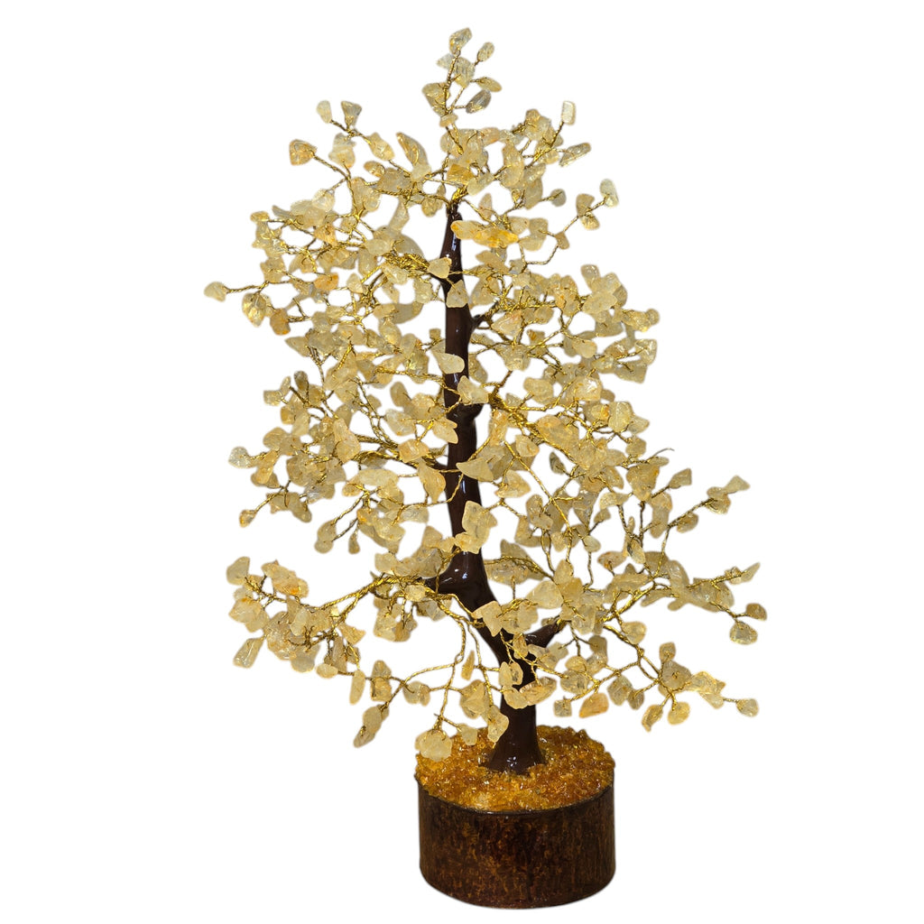 Handmade Natural Stone Citrine Crystal Tree