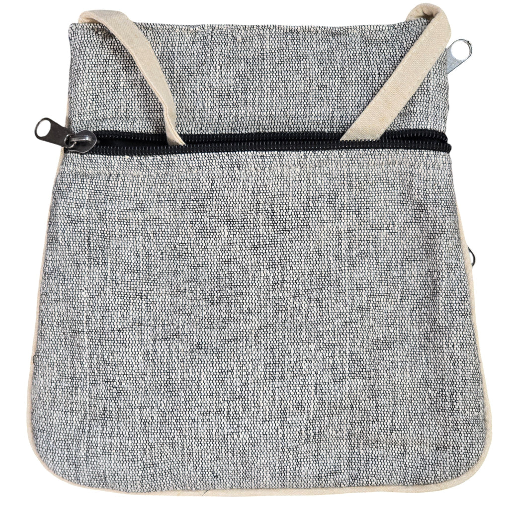Handmade Boho Natural Embroidery Cross-Body Travel Bag