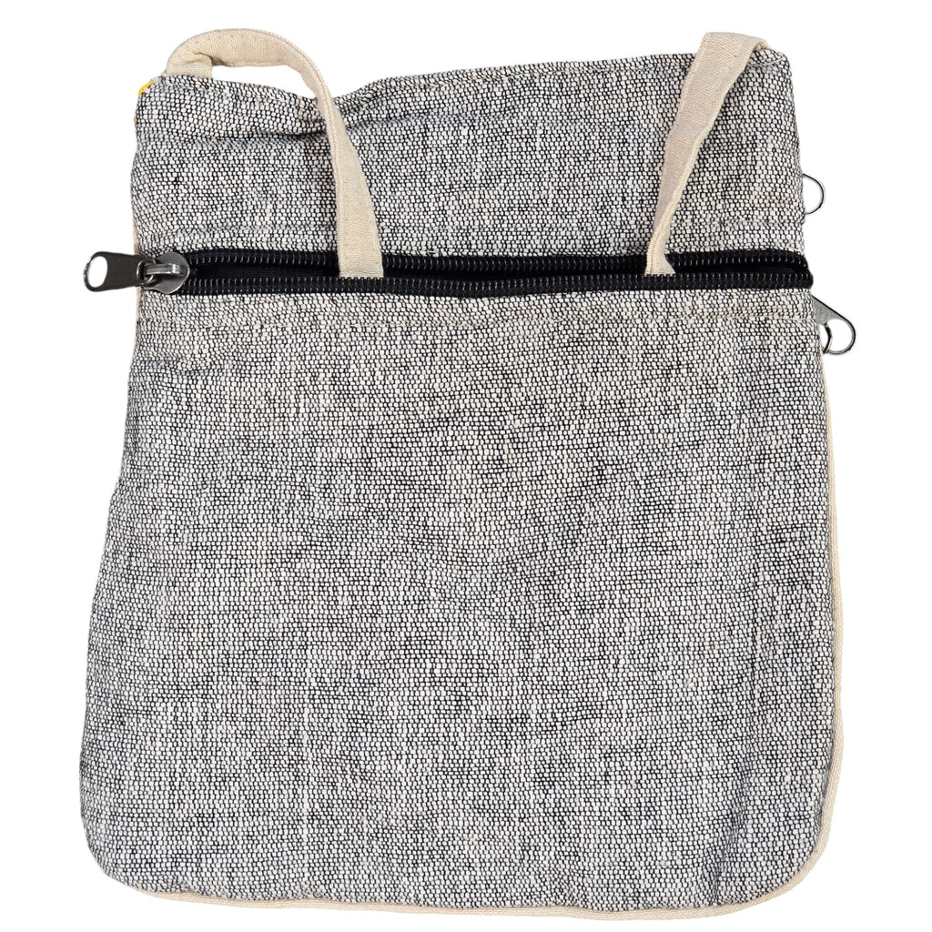 Handmade Boho Natural Embroidery Cross-Body Travel Bag
