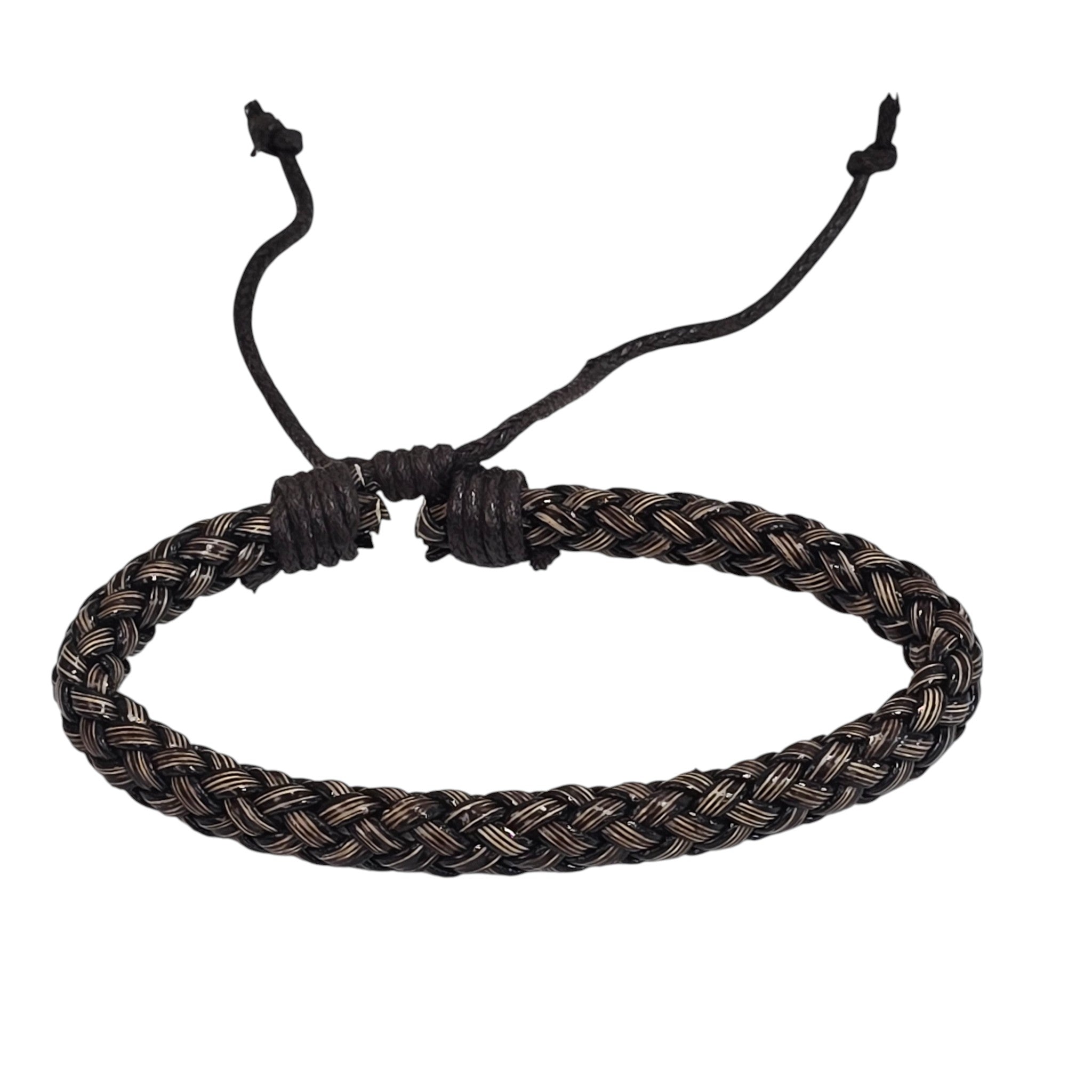 Hand-Woven Genuine Leather Adjustable Bracelet