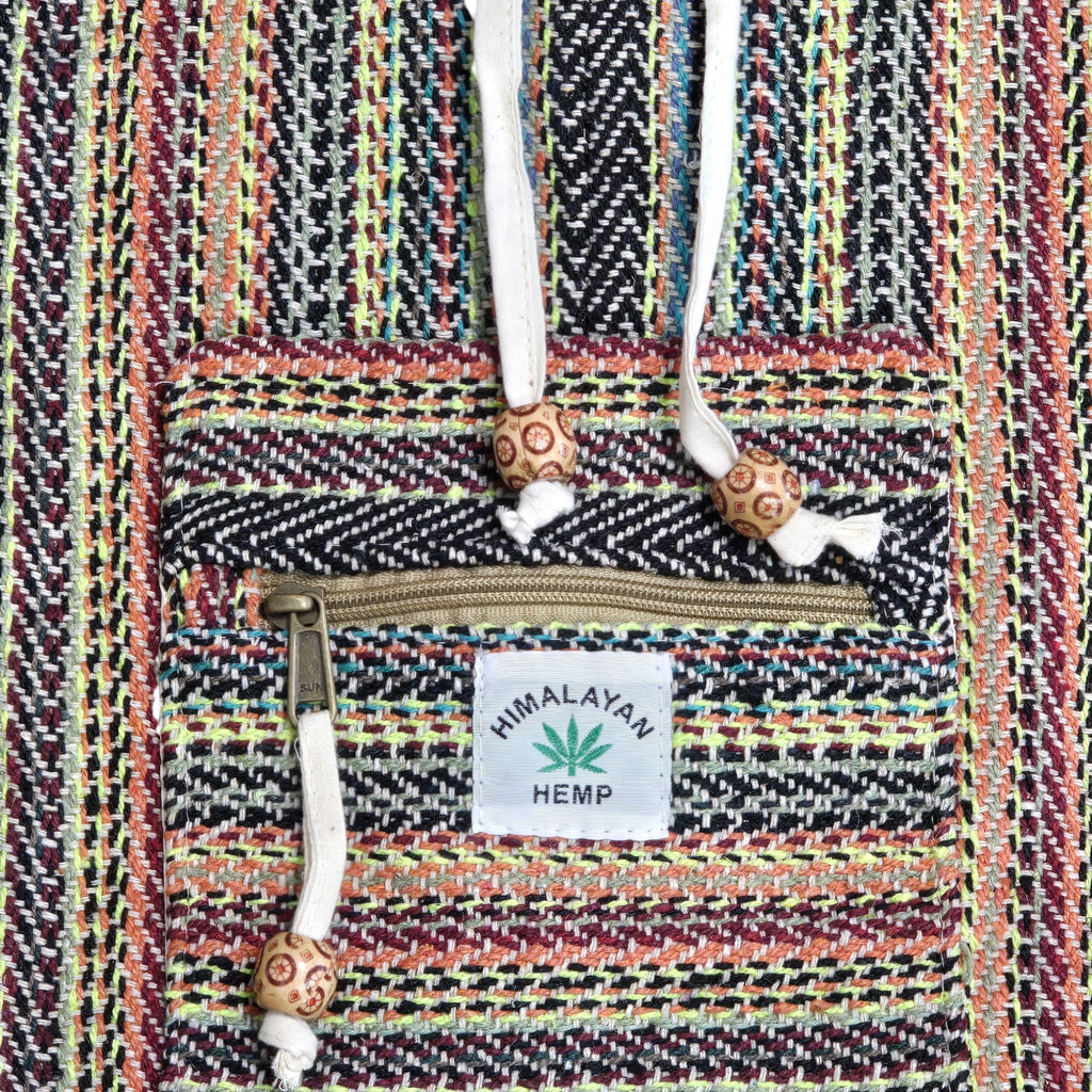 Boho Hemp Woven Sling Bag