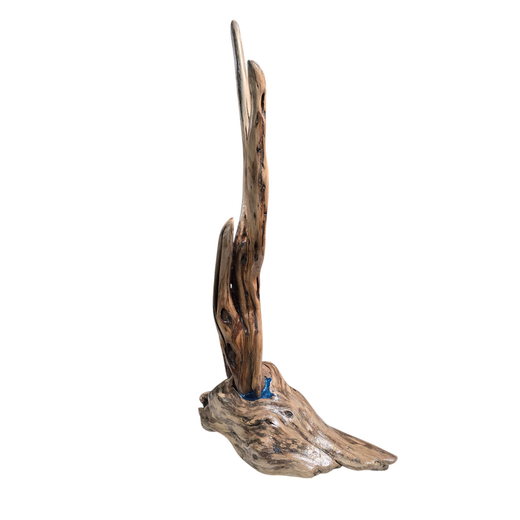 Artisan Handcrafted Polished Driftwood Counter Jewelry Display