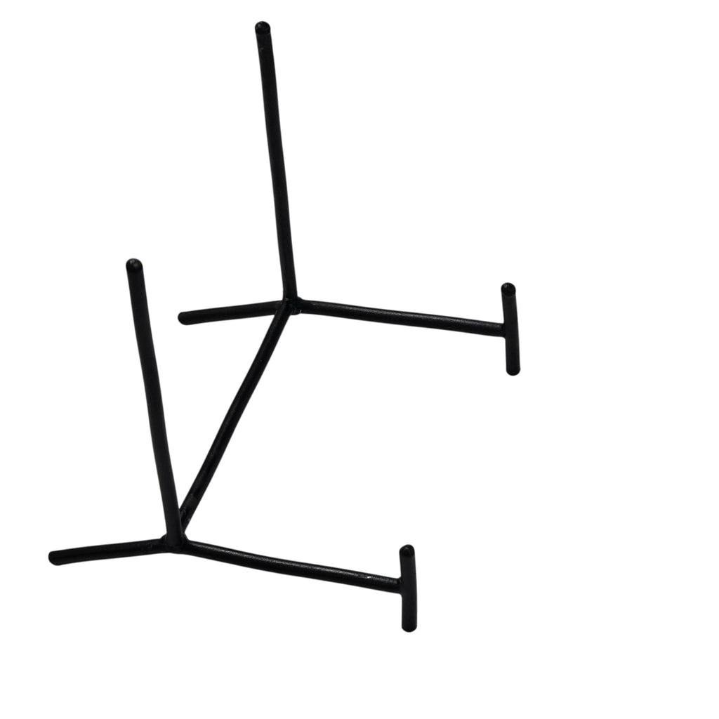 Medium Black Iron Metal Slab Display Stand