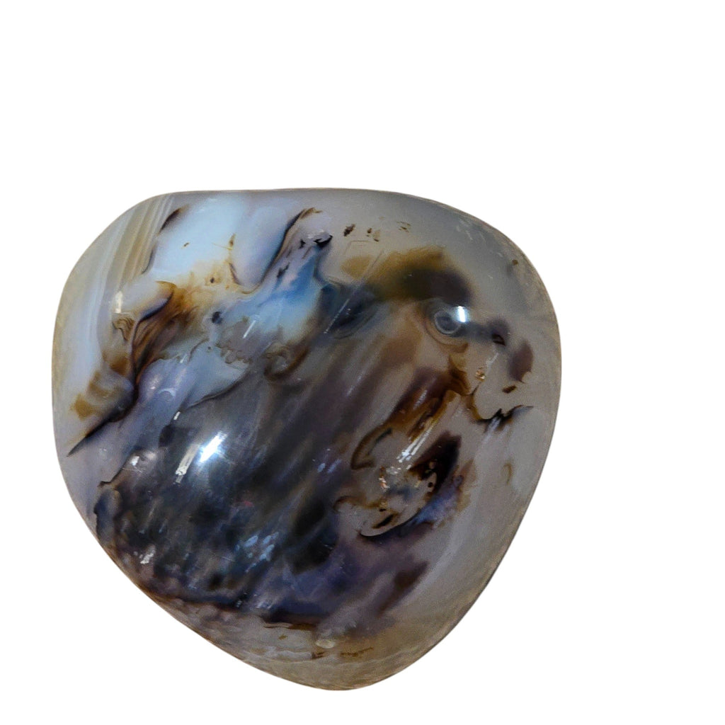 Large Polished Montana Moss Agate