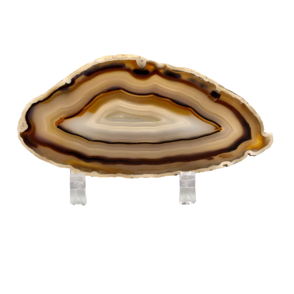 Brazilian Grade A Polished Sliced Small Agate