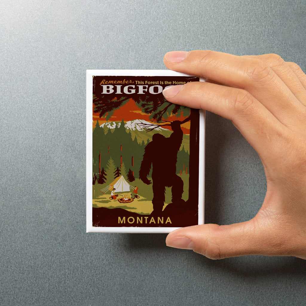 Montana, Home of Bigfoot: Magnet