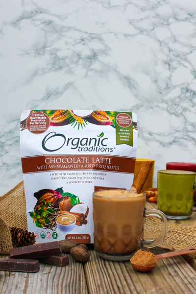 Organic Traditions- Chocolate Latte with Probiotics