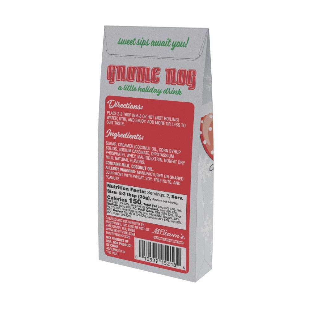 Gnome Nog Eggnog Hot Chocolate Mix