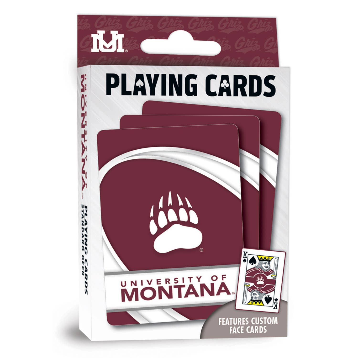 Montana Grizzlies Playing Cards
