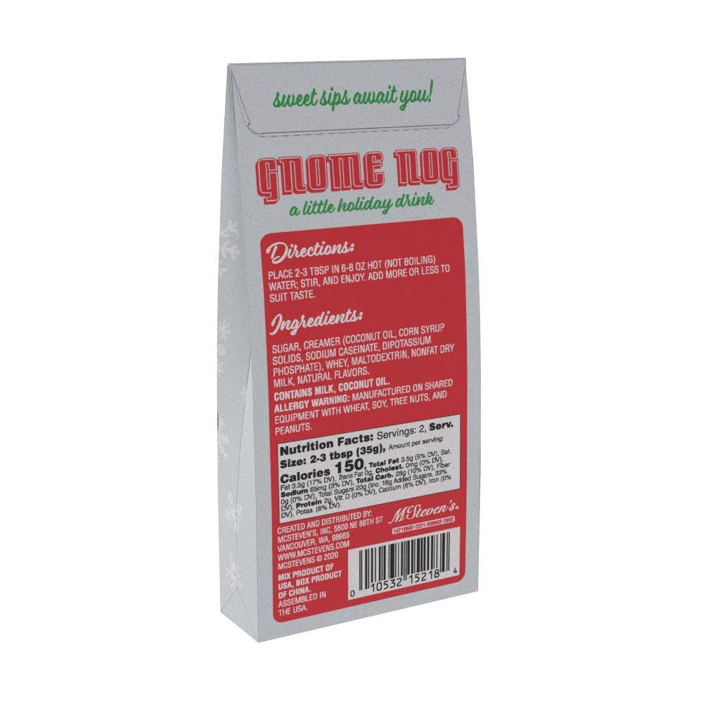 Gnome Nog Eggnog Hot Chocolate Mix