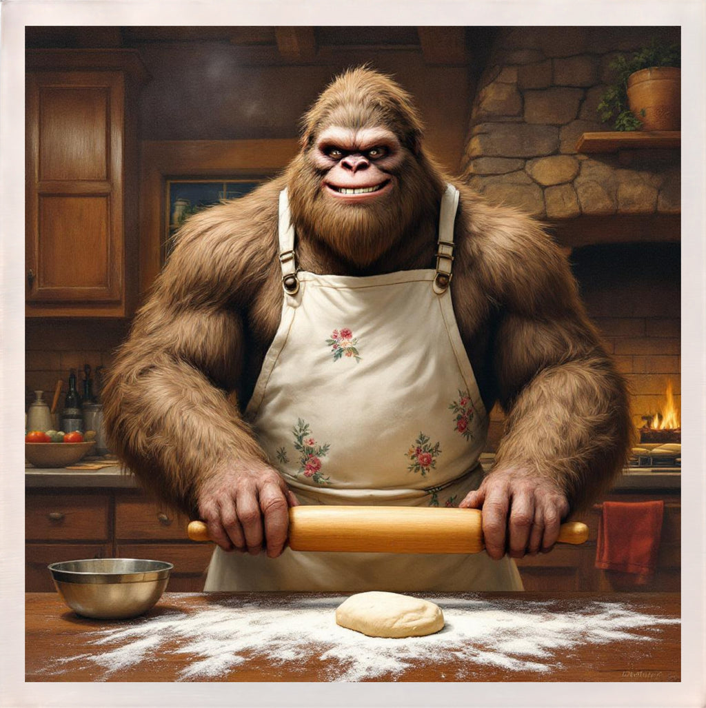 Baking with Bigfoot - Dough Magnet
