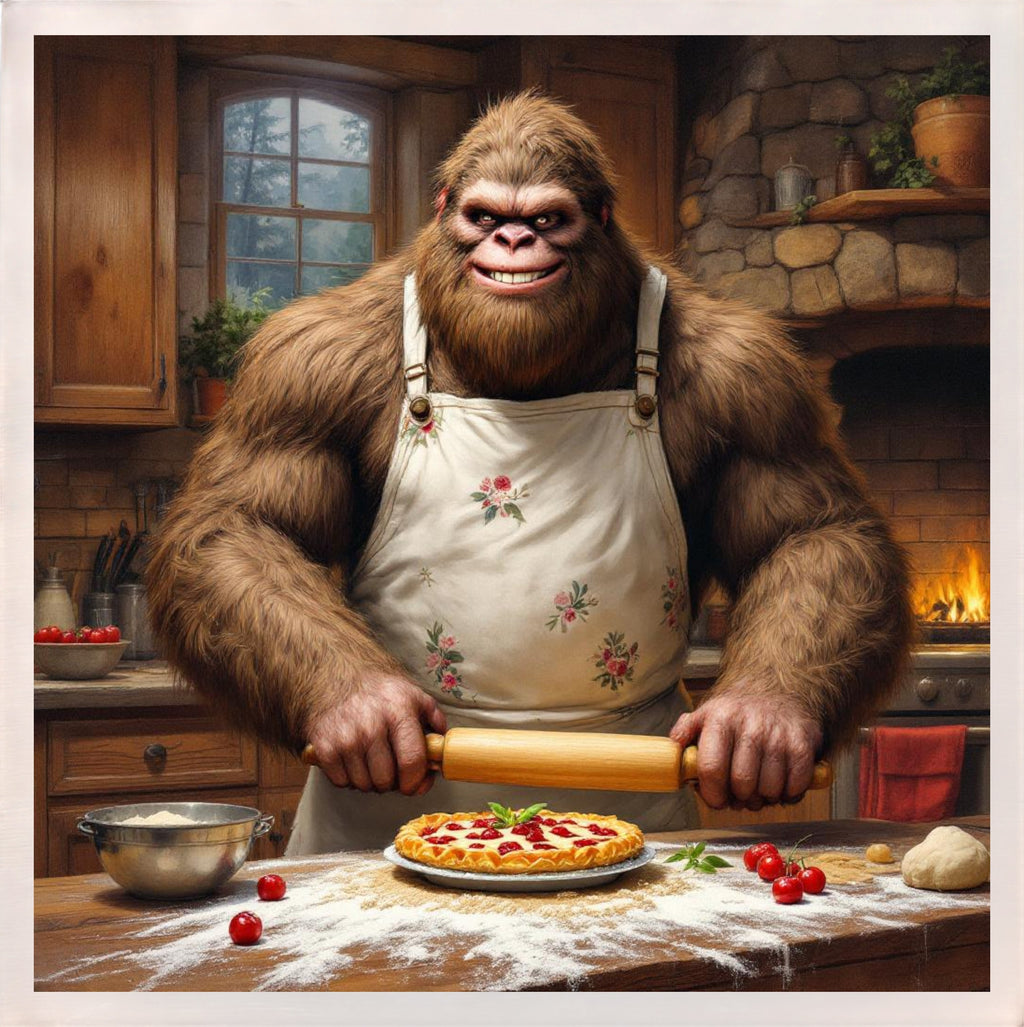 Baking with Bigfoot - Cherry Pie Magnet