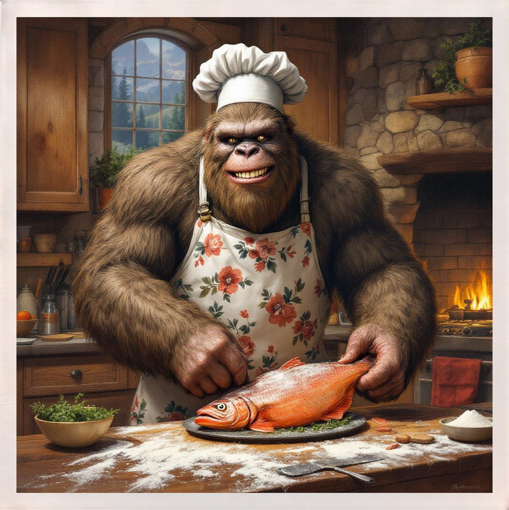 Baking with Bigfoot - Fish Magnet