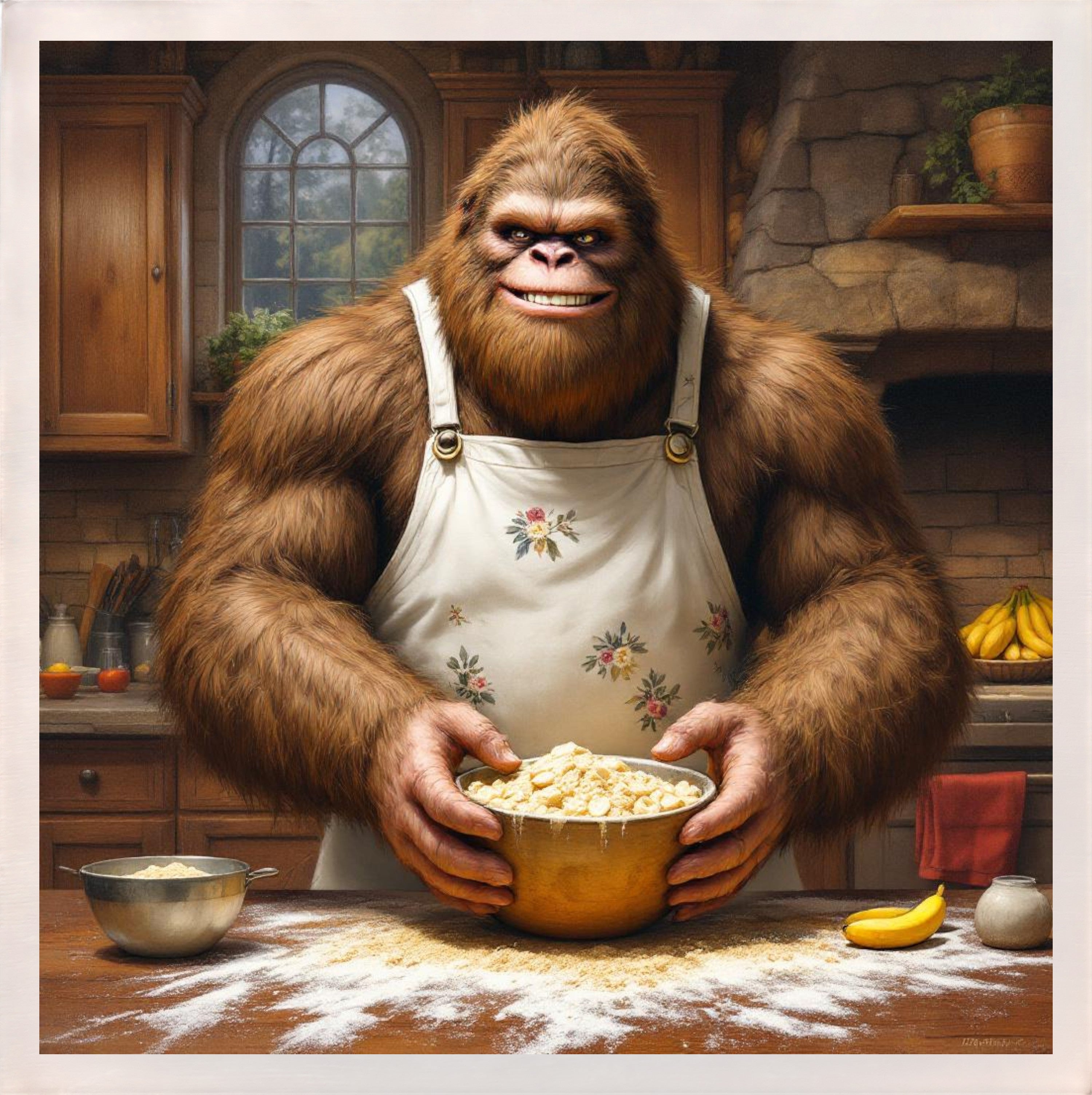 Baking with Bigfoot - Banana Pudding Magnet