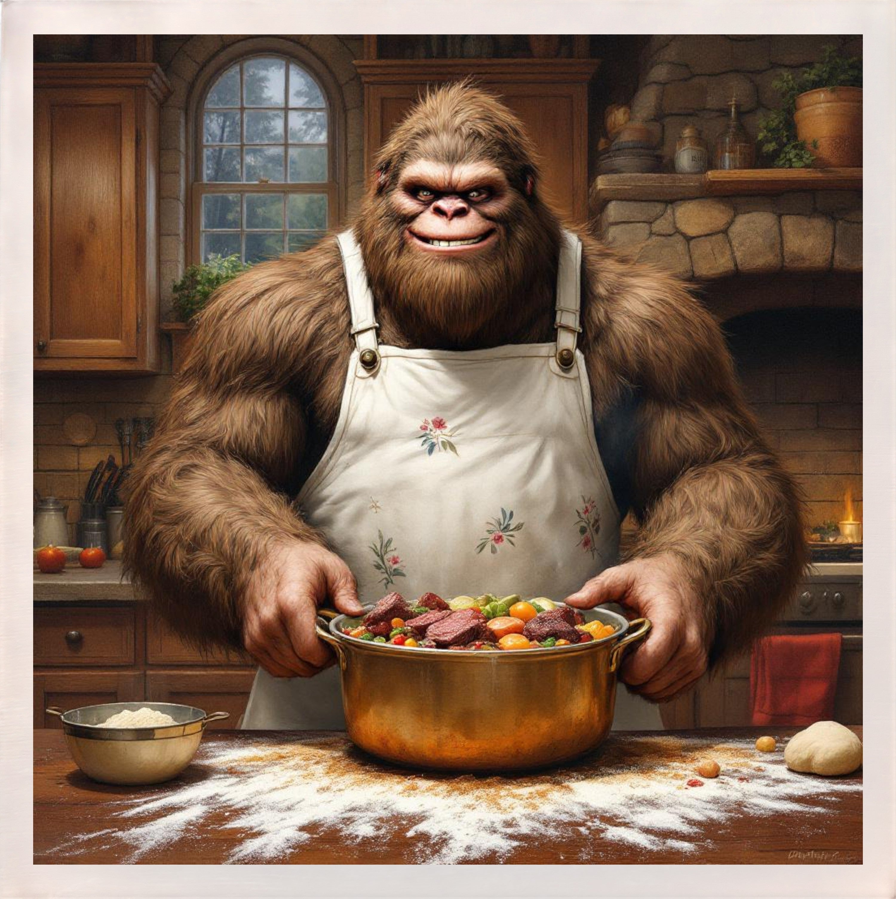 Baking with Bigfoot - Pot Roast Magnet