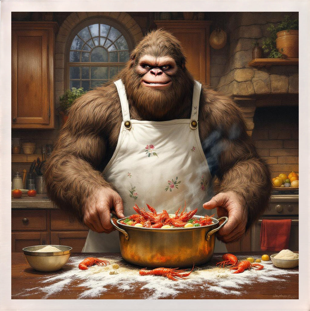 Baking with Bigfoot - Cajun Gumbo Magnet