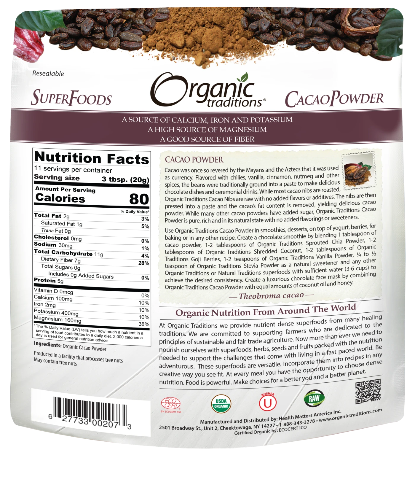 Organic Traditions- Cacao Powder