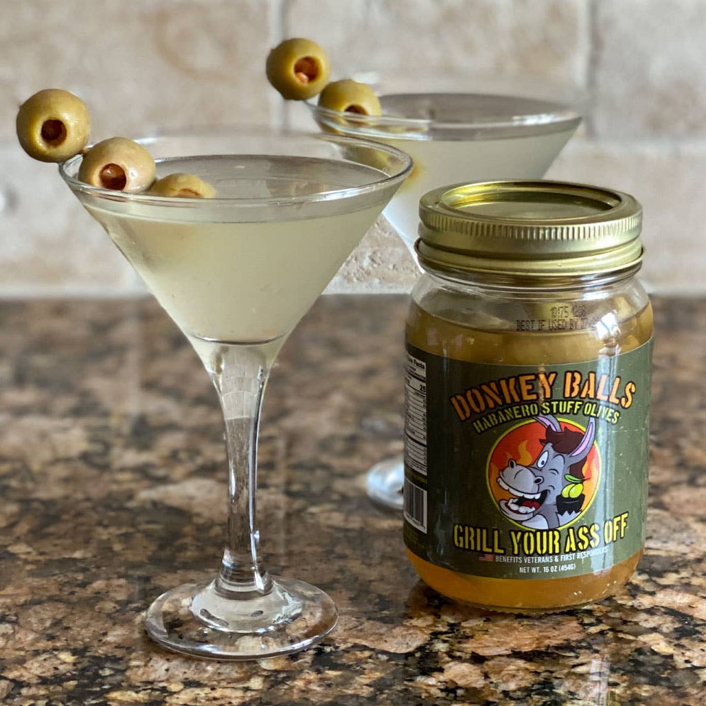 Donkey Balls Habanero Stuffed Olives - Charcuterie, Snack