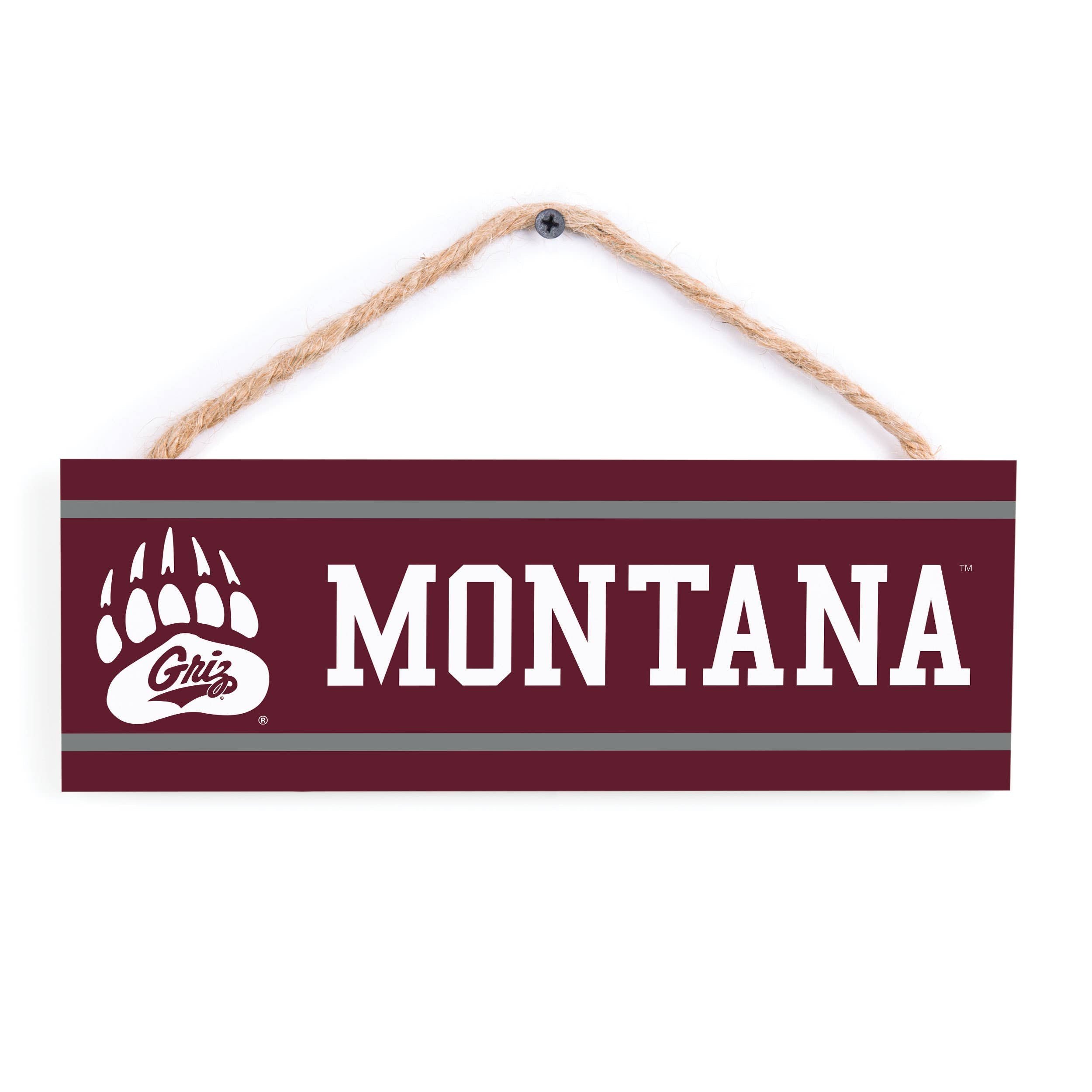 Montana Grizzlies School Hanging Sign