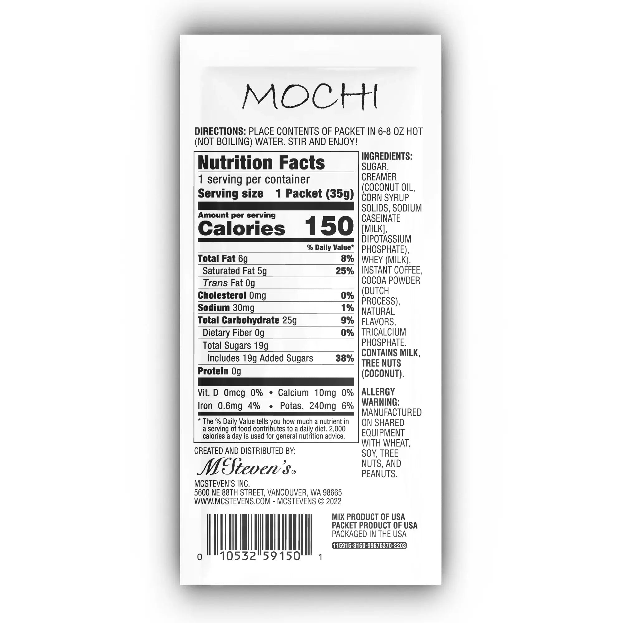 Mochi Chocolate Mocha Latte