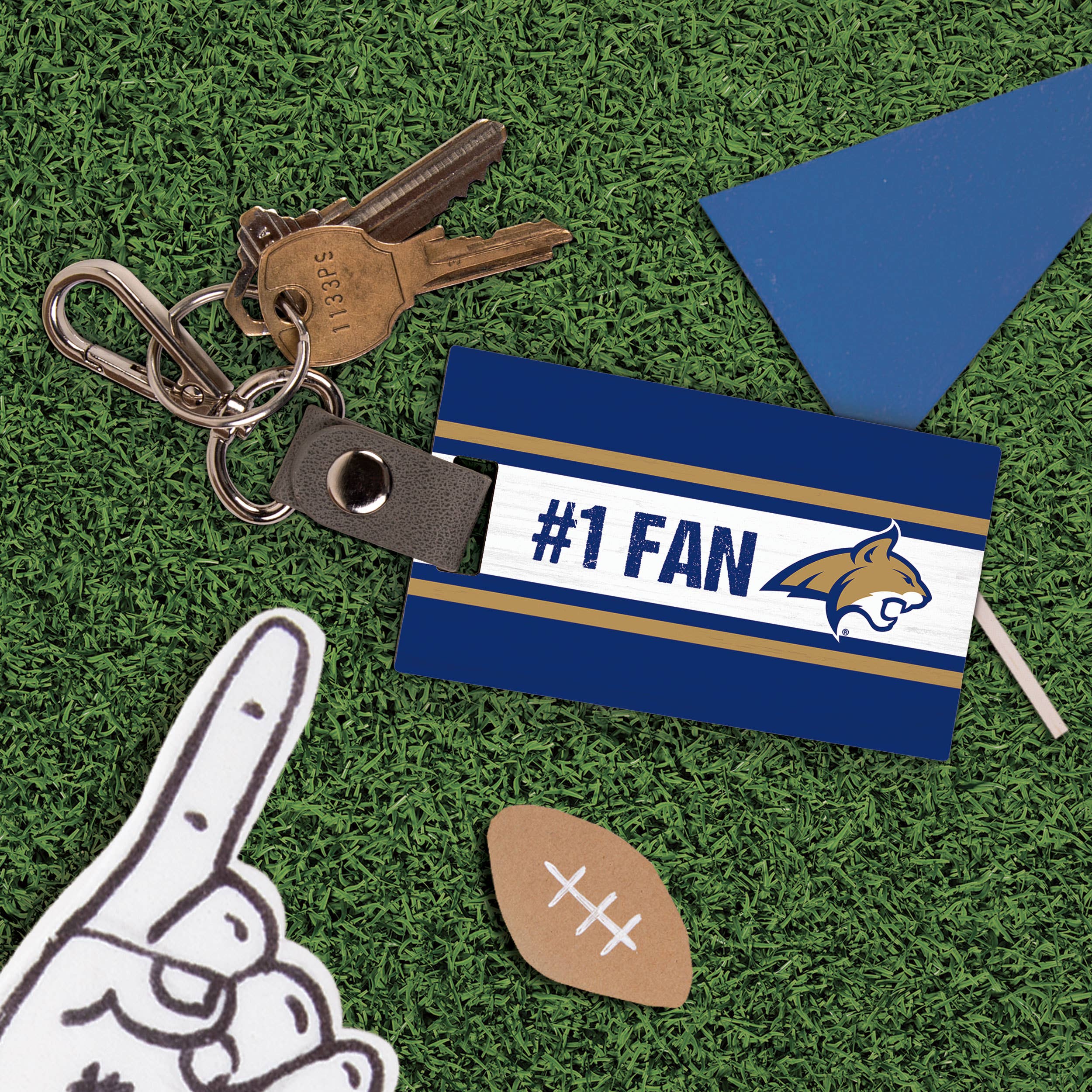 Montana State Bobcats #1 Fan Bag Tag