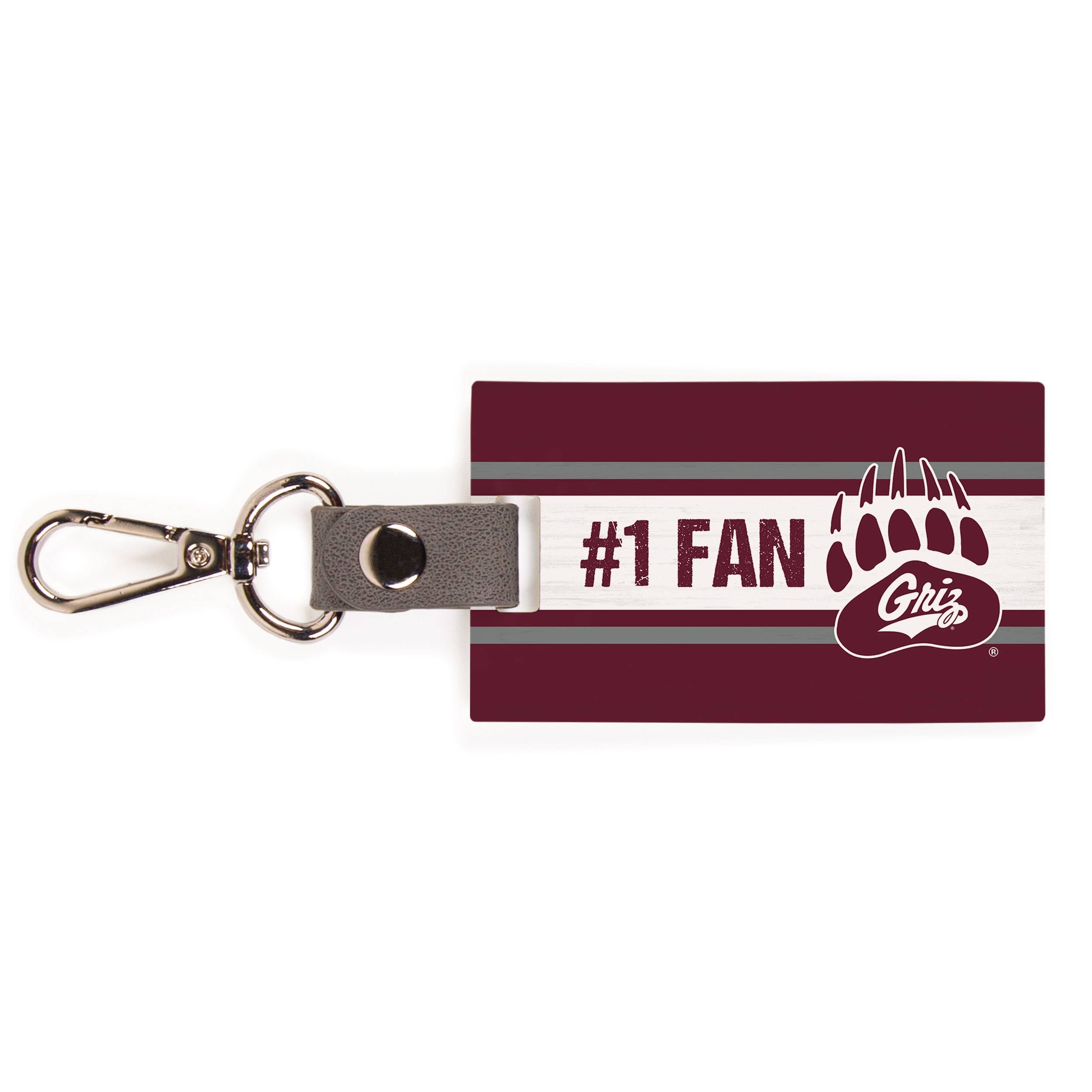 Montana Grizzlies #1 Fan Bag Tag