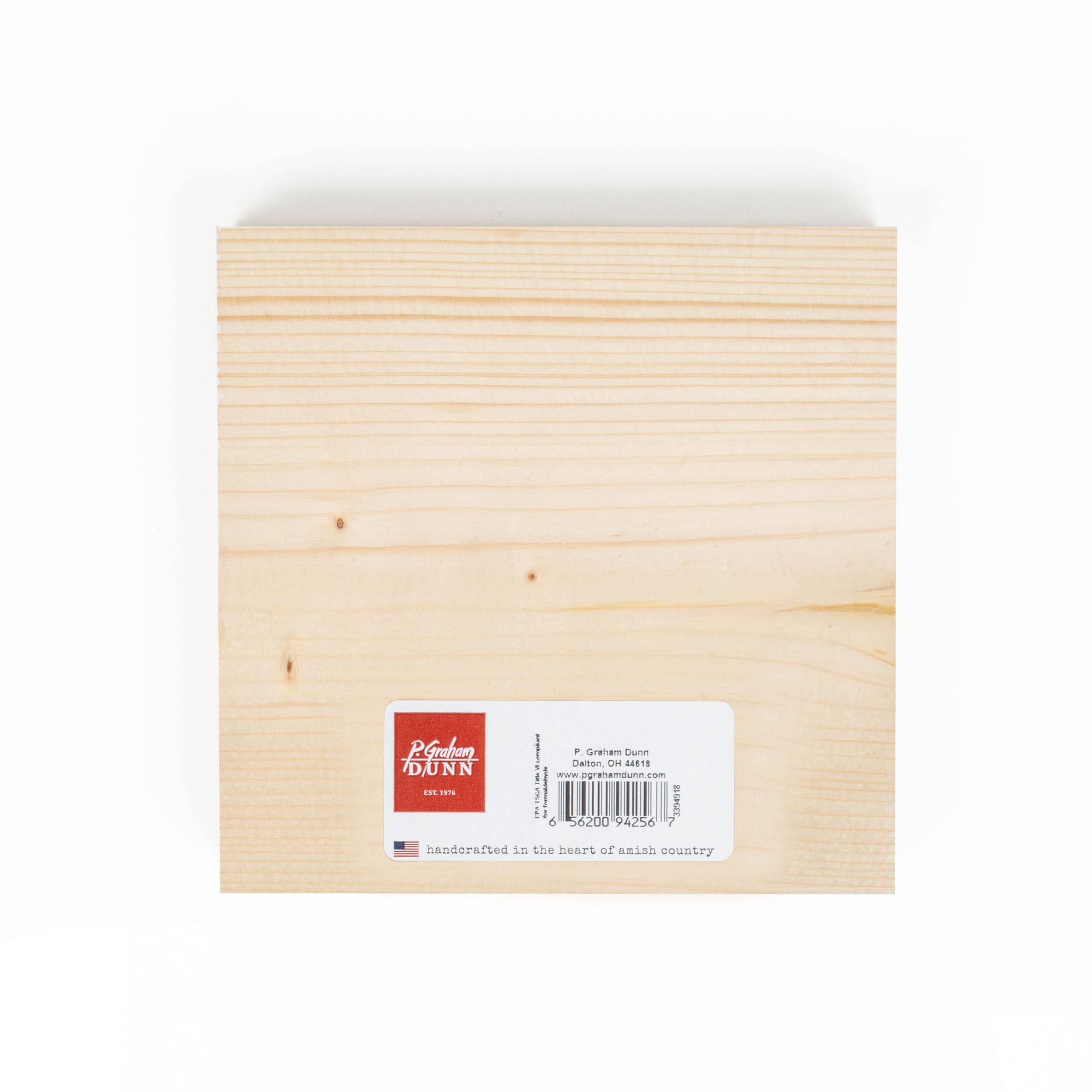 Snowman Wood Block Décor