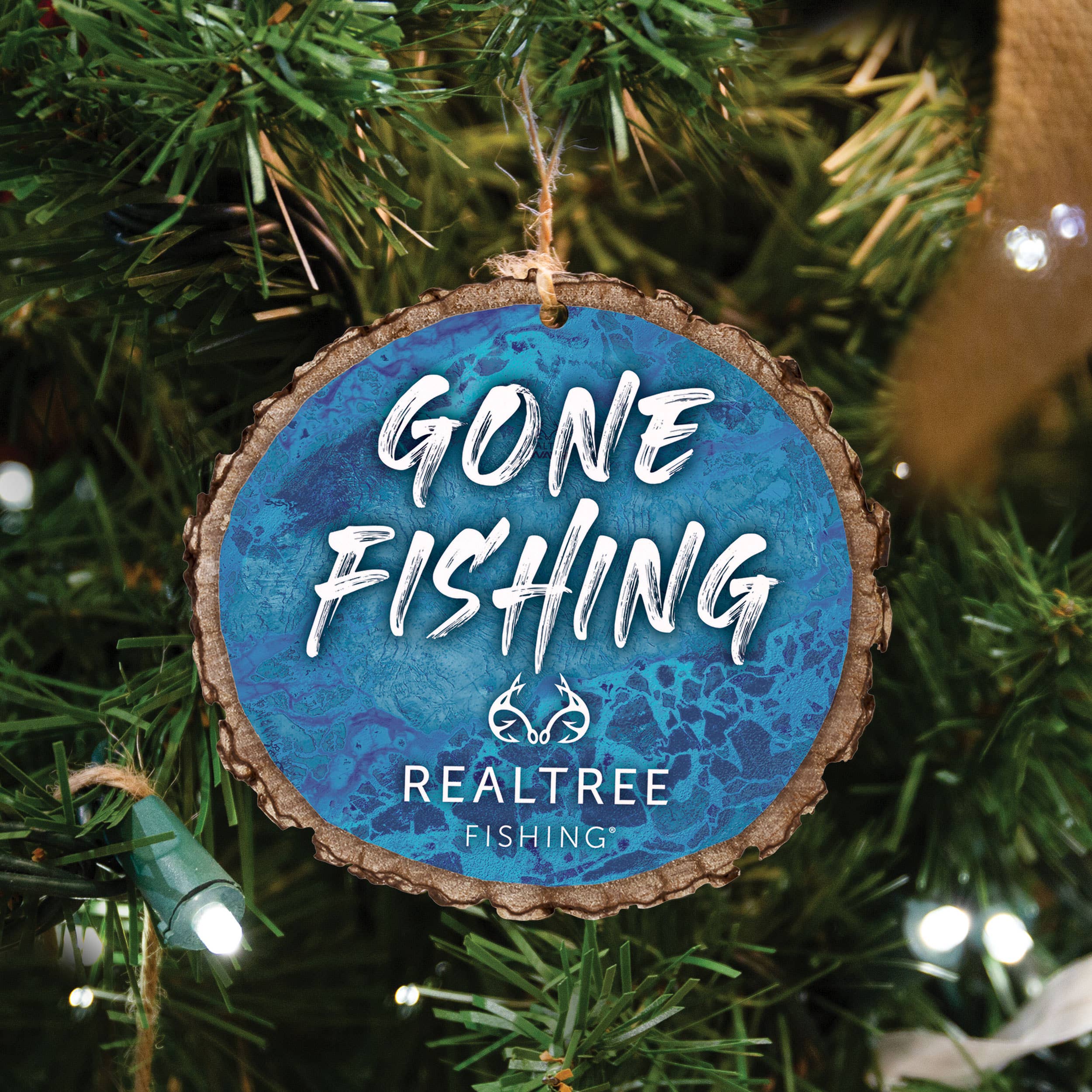 Realtree Gone Fishing Ornament