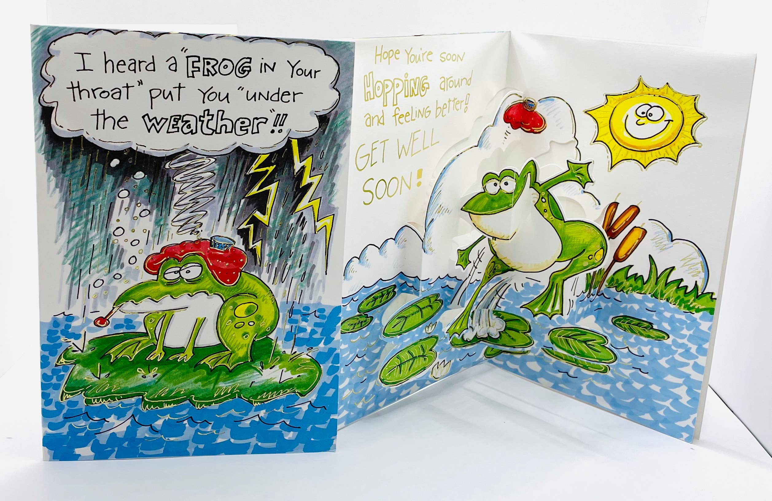 Get Well Pop Up Card