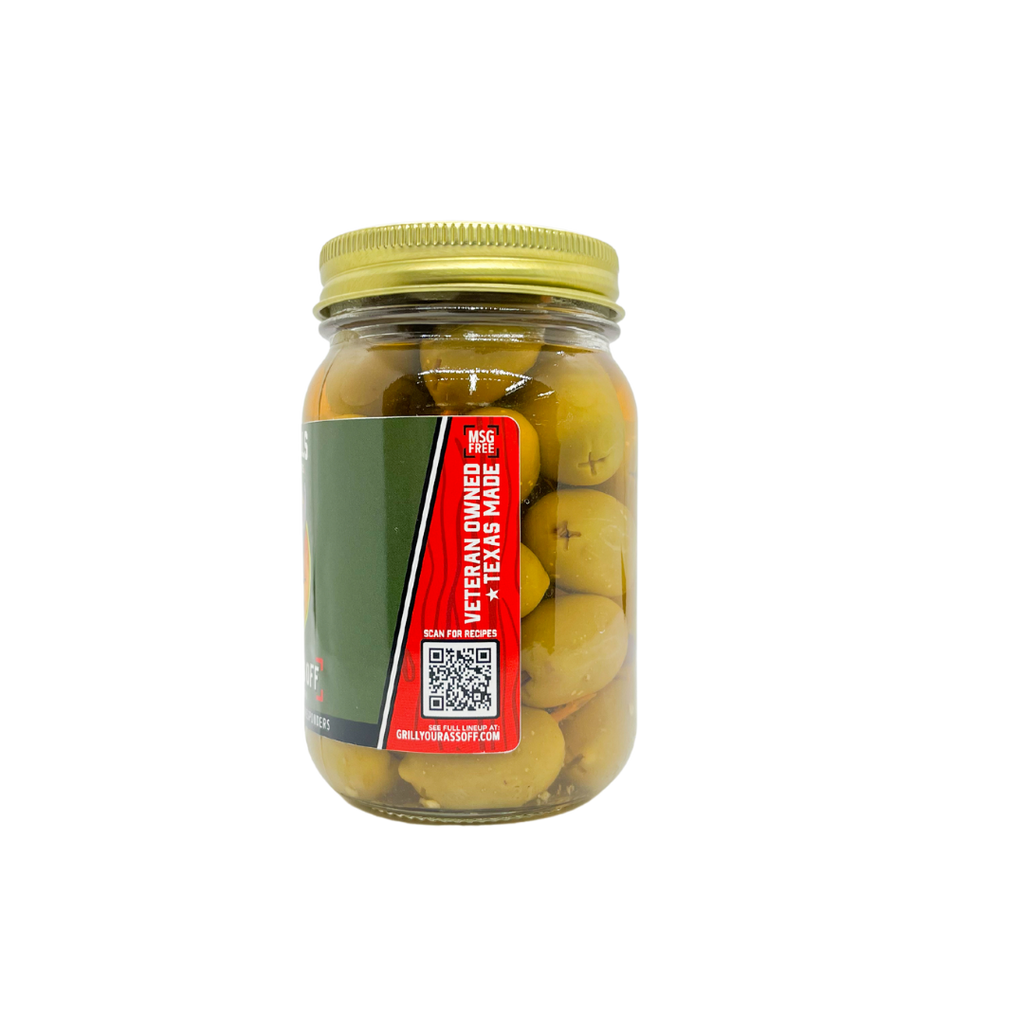 Donkey Balls Habanero Stuffed Olives - Charcuterie, Snack